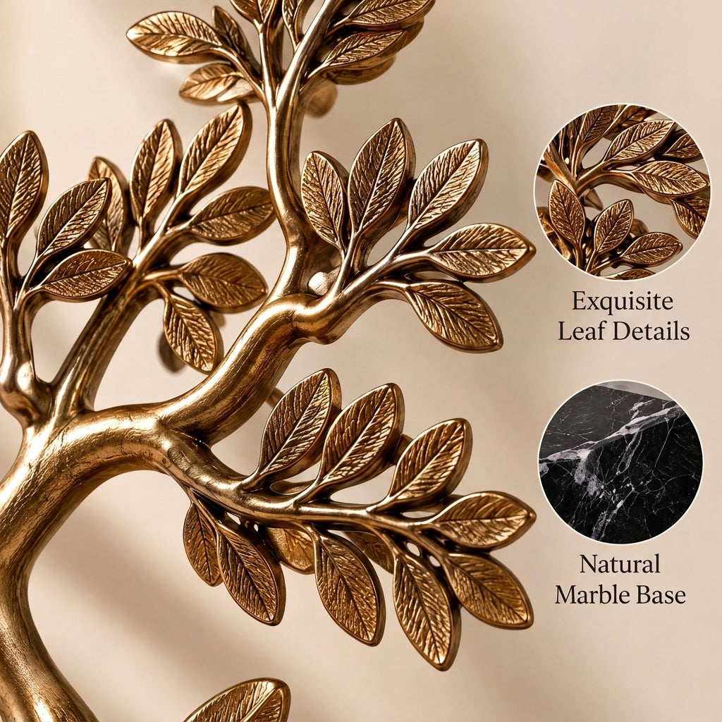 Doreqis™ Golden Tree Sculpture