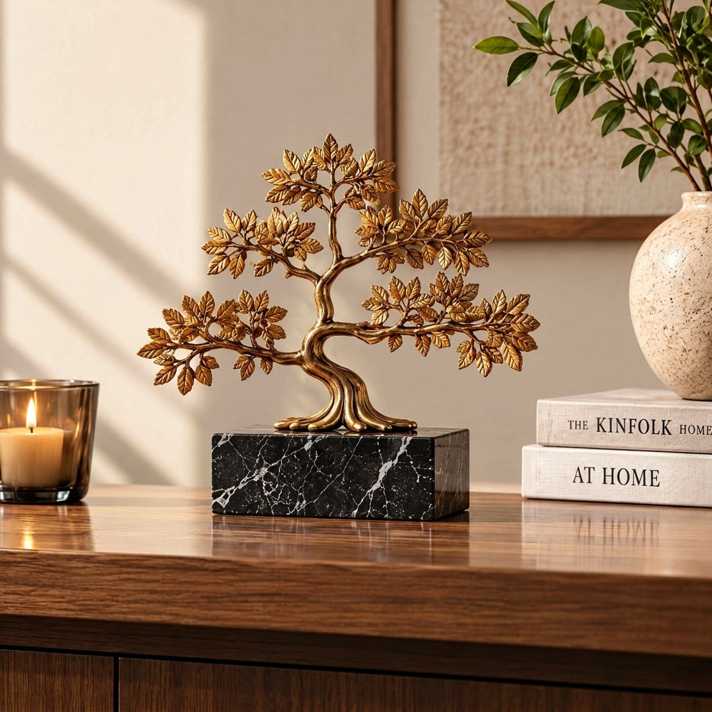 Doreqis™ Golden Tree Sculpture