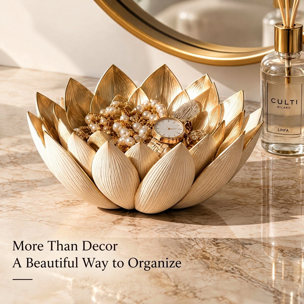 Doreqis™ Lotus Petal Decorative Bowl