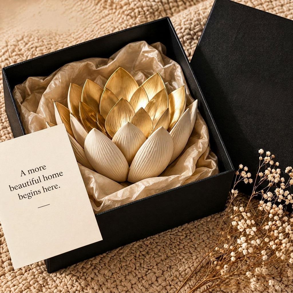 Doreqis™ Lotus Petal Decorative Bowl